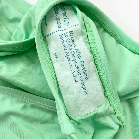 BECCA Color Code High Waist Bikini Bottom Mint Julep Green Size S NWT - Picture 7 of 8